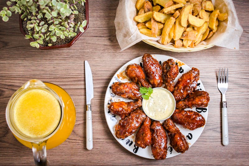 Family Feast Platter — 24 wings over platter