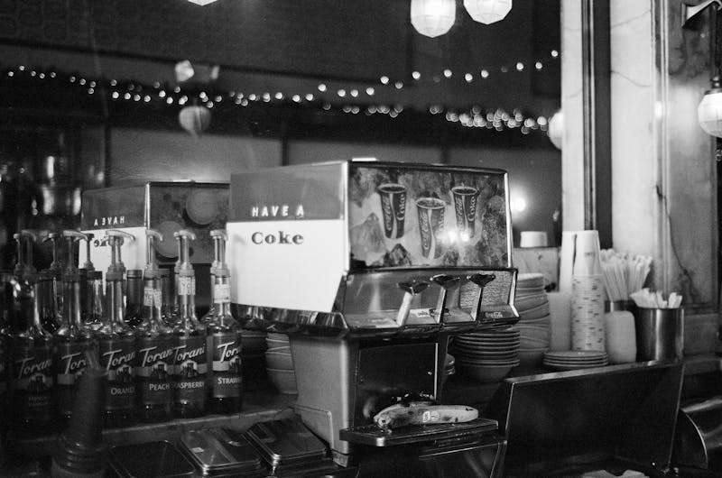 Soft Drinks — Wings over fountain soda