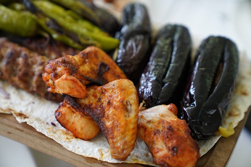 BBQ Smoked Wings — Wings over slow-smoked